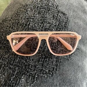 Quay Australia On the Fly 48mm Aviator Sunglasses in Pink